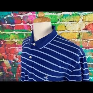 𝅺BROOKS Brothers Polo Shirt Size XL Blue
